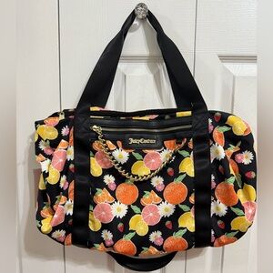 NWT Juicy Couture forbidden fruit weekender bag